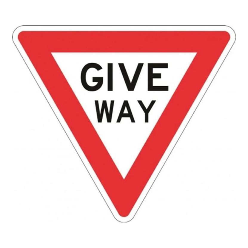 R1-2A Give Way 750mm