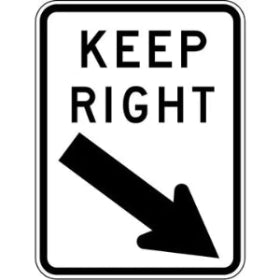 R2-3 KEEP RIGHT 600 x 450
