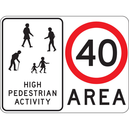 R4-236 High Pedestrian area 675 x 900