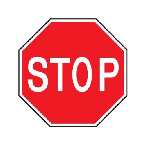 R1-1A Stop Sign 600 x 600