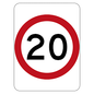 R4-1 Speed Limit 600x 450